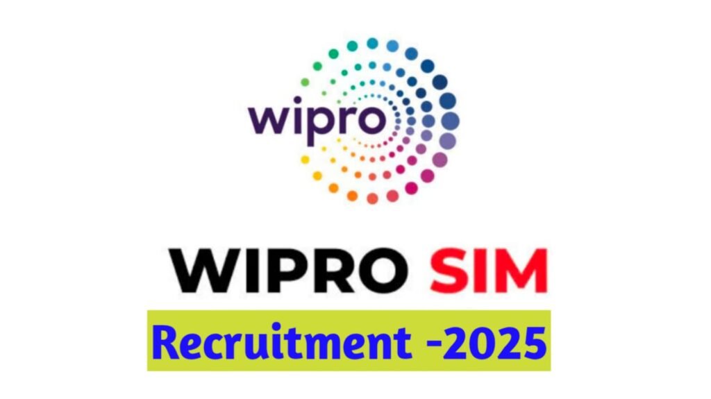 Wipro Sim Job Openings 2025