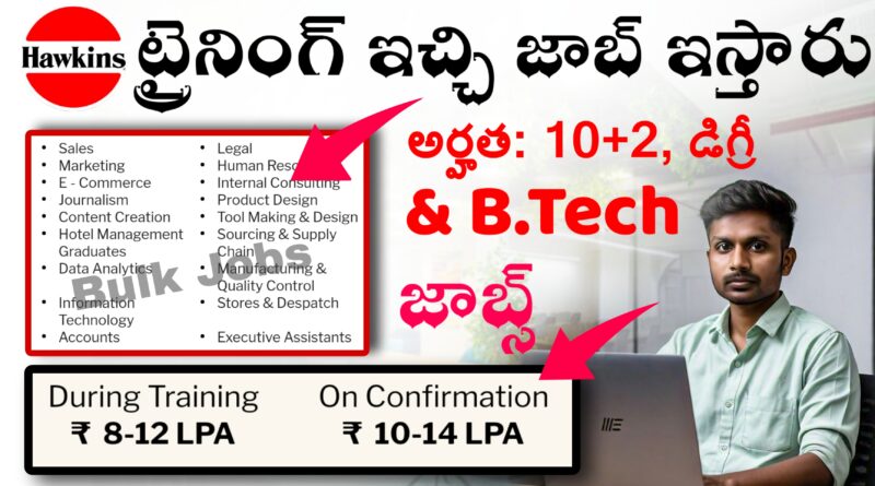 Hawkins cookers private limited company jobs notification 2024 English
