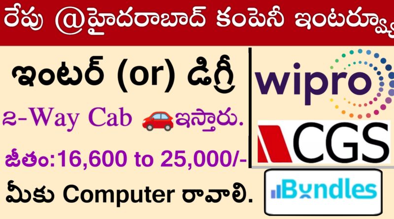 Hyderabad company walk in Interviews in Hyderabad jobs