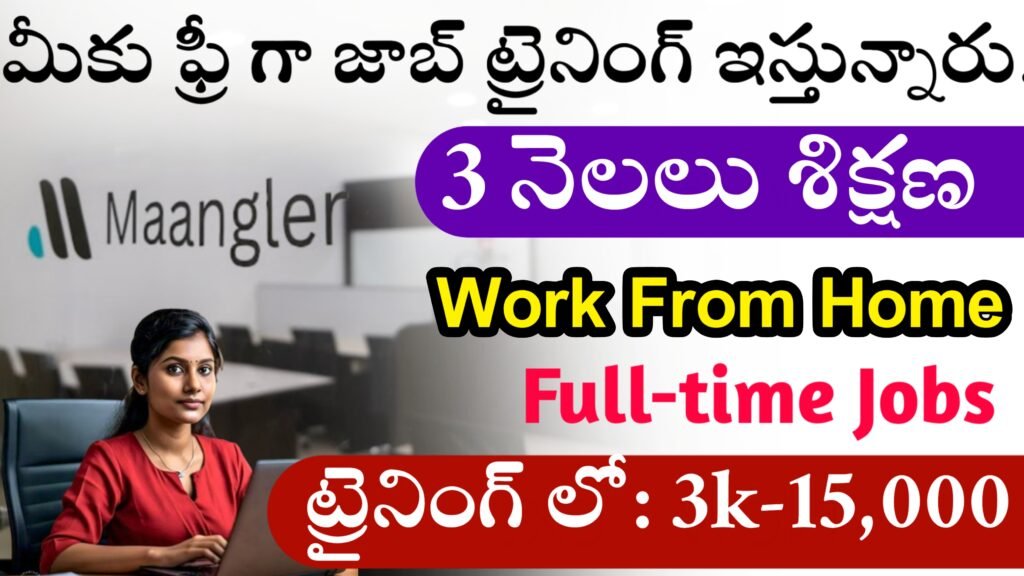 Maangler company work from home jobs telugu
