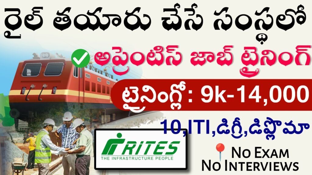 RITES Railways Recruitment jobs 2024