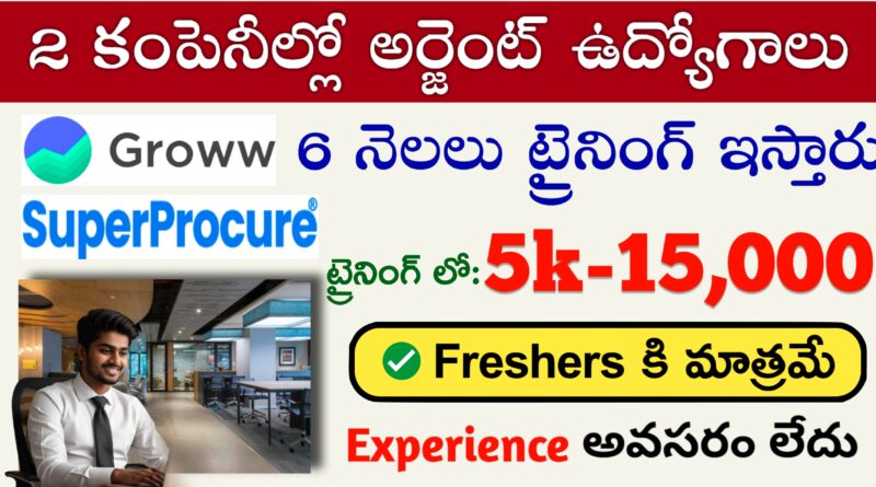 SuperProcure Company Jobs In Hyderabad