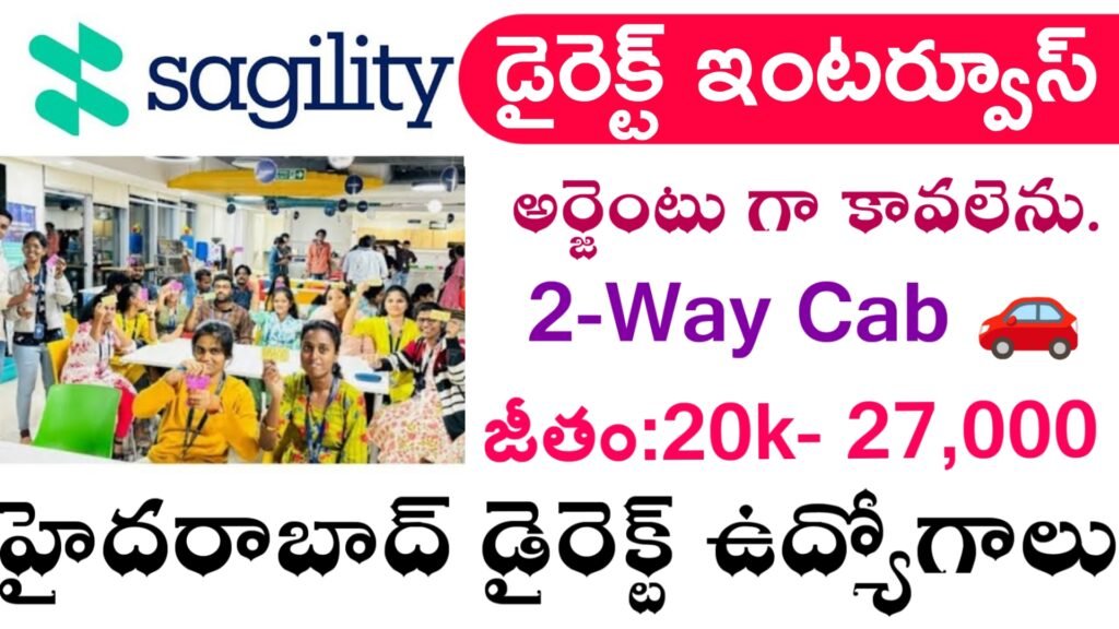 sagility company jobs in hyderabad