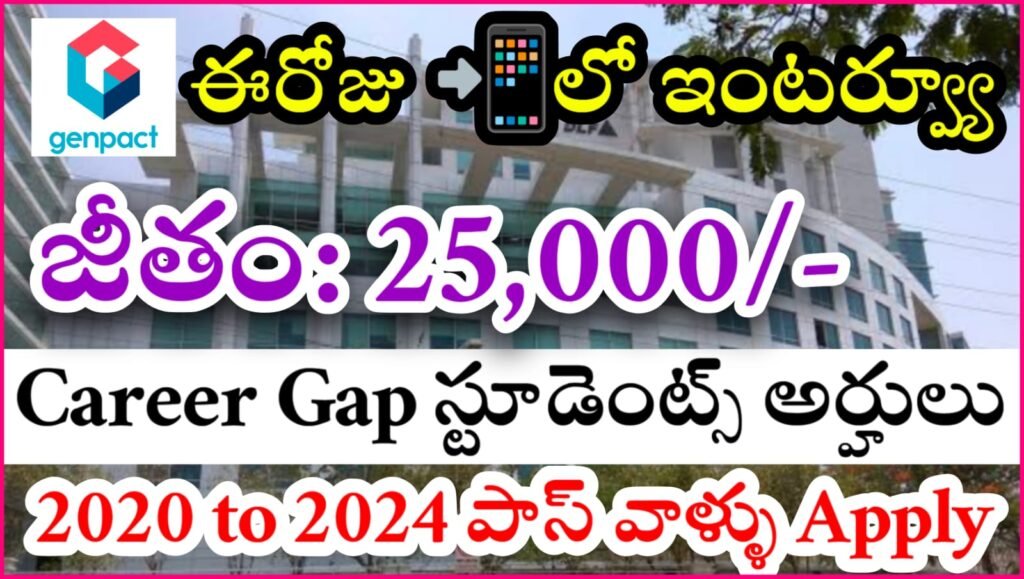 Genpact Online Interviews 2025 Telugu