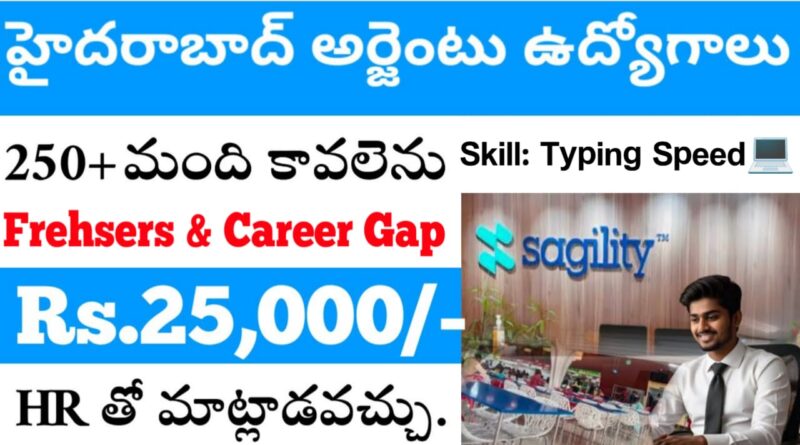 Sagality Company Job Openings 2025