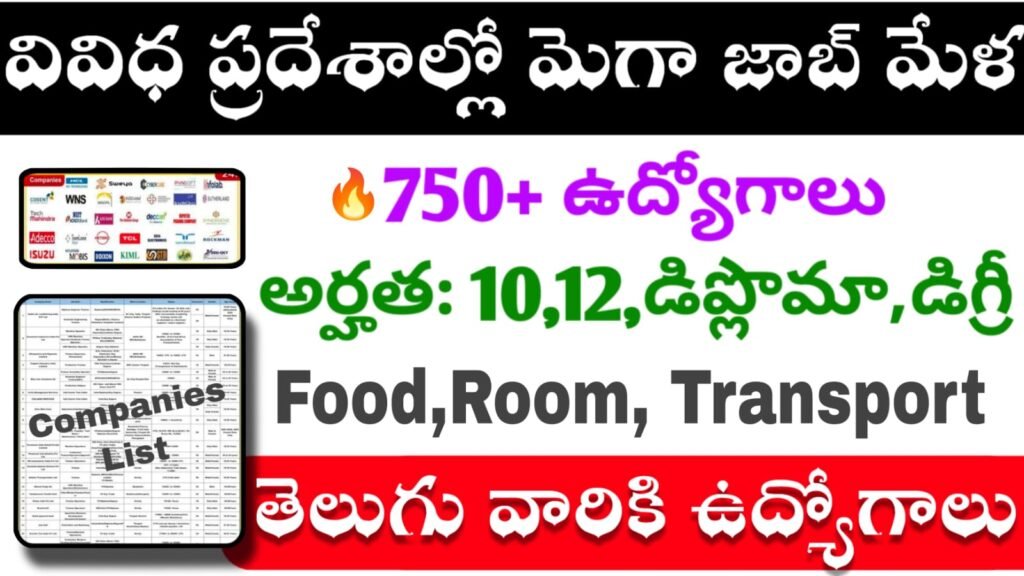 AP Job mela updates telugu 2025