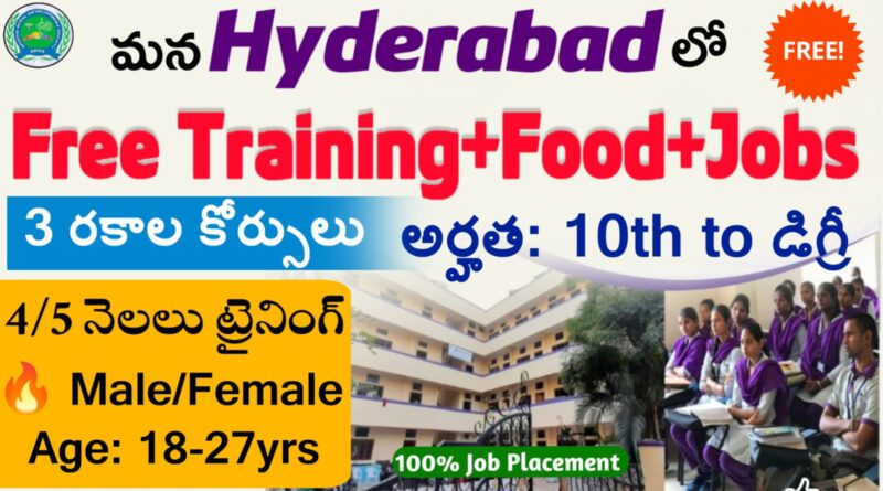 Free Training Free Jobs In Hyderabad 2025