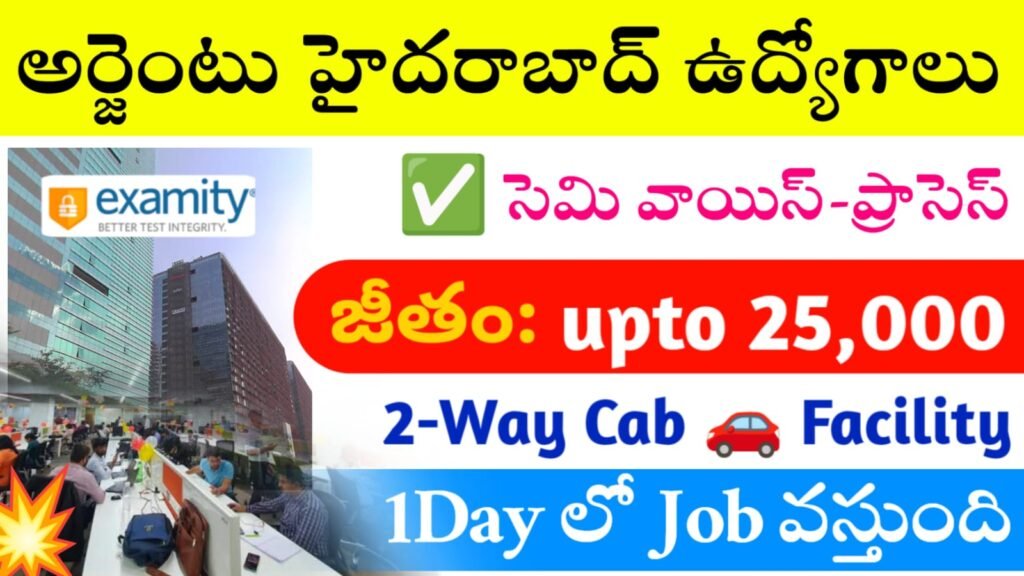 Examity Company Job Openings 2025