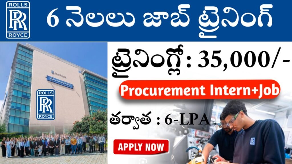 Rolls Royce Company Job Openings 2025 Telugu