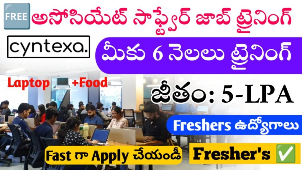 cyntexa company job openings 2025 Telugu