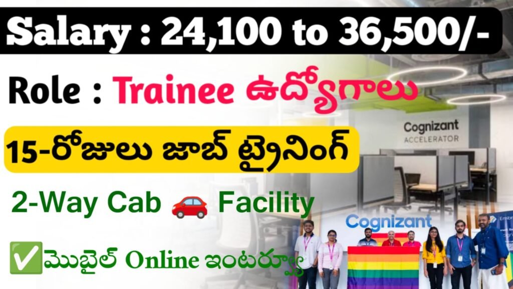 Cognizant Trainee Job Openings 2025