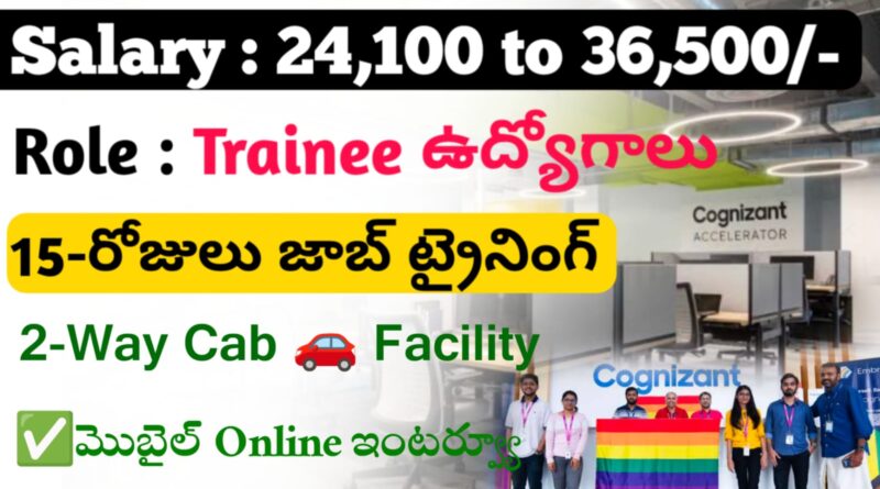 Cognizant Trainee Job Openings 2025