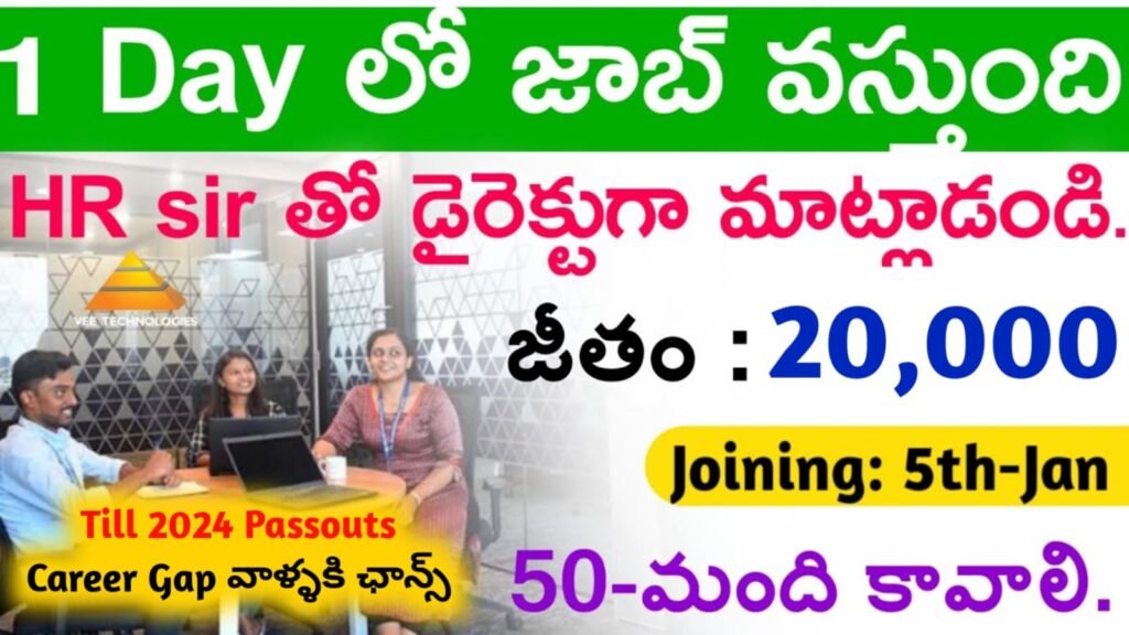 Vee Healthtek Company Job Openings 2025