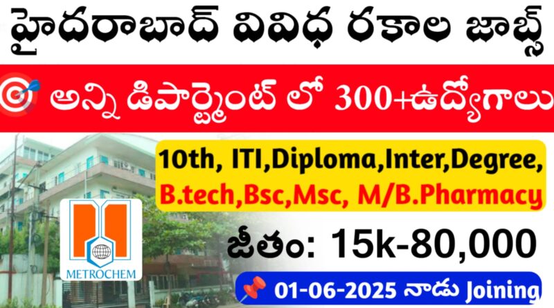 Metrochem private limited jobs