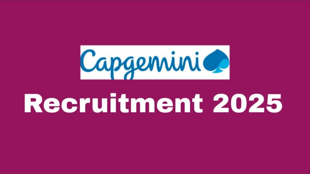 Capgemini Exceller Hiring 2025