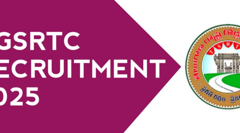 TGSRTC New Job Recruitment 2025